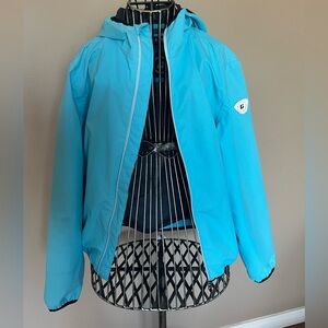 Women's Blue Hooded Jacket
